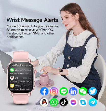 2026 Pro Health Smart Watch – ECG, PPG & Blood Pressure Monitor, Body Analysis, Lipid & Uric Acid Tracker, Unisex Fitness Smartwatch
